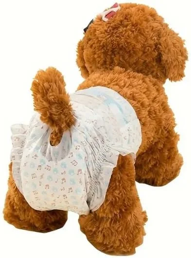 پوشک سگ یکبار مصرف فوق العاده جاذب و ضد نشت AL ARQAM برای سگ های نر - سایز S (0.91-1.81 کیلوگرم) - مناسب و راحت، مراقبت آسان از حیوانات خانگی، قابل تنظیم و ایمن برای نژادهای کوچک - لوازم حیوانات خانگی