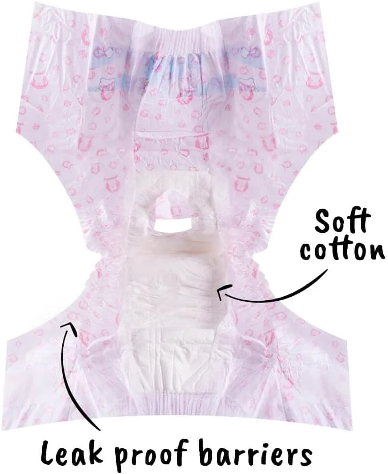 پوشک سگ یکبار مصرف AllPetSolutions مخصوص سگ ماده | 10 عدد پوشک فوق العاده جاذب | پوشک راحت برای سگ های ماده در دوران فحلی یا بی اختیاری ادرار | ضد نشت | متوسط - برای سگ های بین 7-16 کیلوگرم