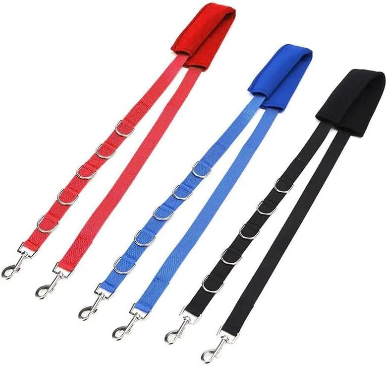 بند شکمی سگ، بند قابل تنظیم برای نظافت سگ با حلقه های D، کمربند حمام سایز آزاد، کمربند کشش حیوانات خانگی (مشکی)