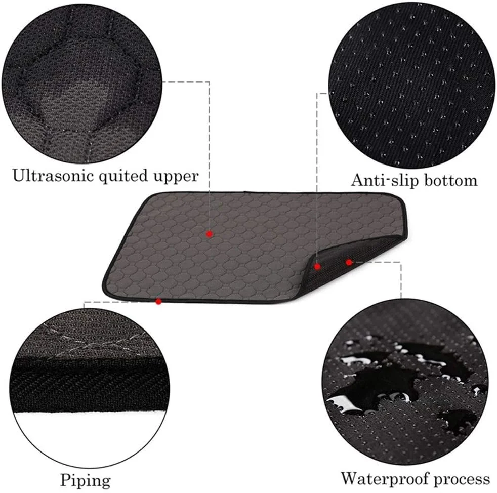 پد آموزشی جاذب ادرار سگ، ضد آب، قابل شستشو، قابل استفاده مجدد، محافظ محیط زیست، زیرانداز برای سگ های کوچک، خرگوش، گربه، لوازم حیوانات خانگی Jinlyp (رنگ: مشکی، سایز: L) پد آموزشی جاذب ادرار سگ، ضد آب، قابل شستشو، قابل استفاده مجدد، محافظ محیط زیست، زیرانداز برای سگ های کوچک، خرگوش، گربه، لوازم حیوانات خانگی Jinlyp (رنگ: مشکی، سایز: L)