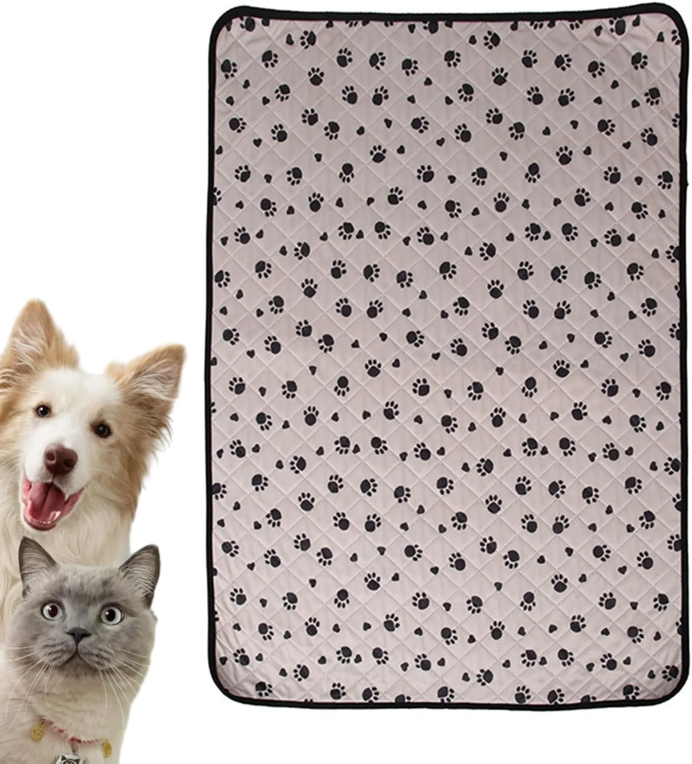 پد ادرار توله سگ، تشک پرستاری | 70x50 سانتی متر زیرانداز جاذب ضد آب قابل استفاده مجدد غیر لغزنده خشک شونده سریع برای سگ های فضای باز توله سگ قفس گربه پد ادرار توله سگ، تشک پرستاری | 70x50 سانتی متر زیرانداز جاذب ضد آب قابل استفاده مجدد غیر لغزنده خشک شونده سریع برای سگ های فضای باز توله سگ قفس گربه