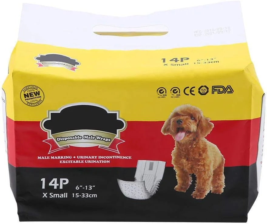 پوشک سگ نر، بهترین محافظت جاذب راحت و ضد نشت برای سگ های کوچک، متوسط و بزرگ، شورت بهداشتی و فیزیولوژیکی حیوانات خانگی (S)