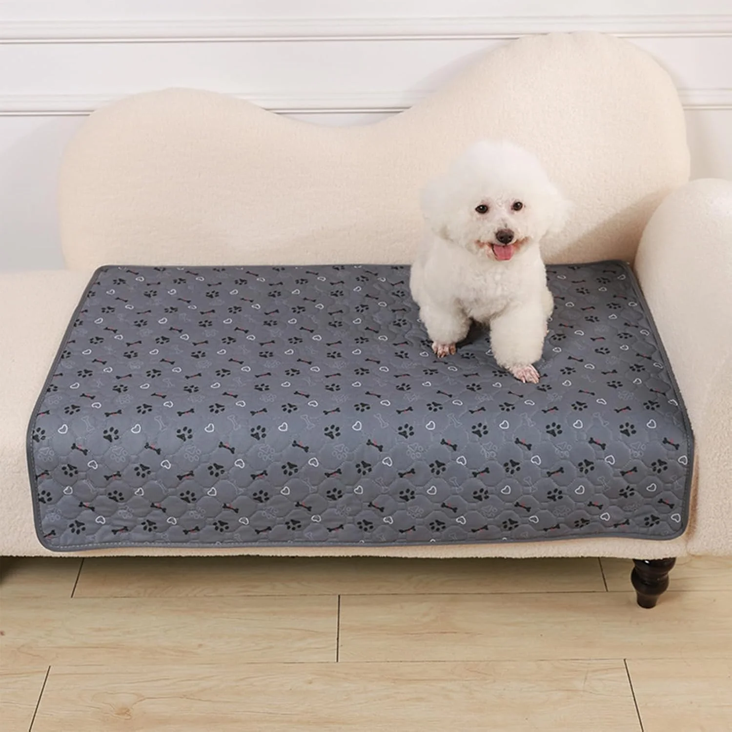 پدهای جاذب برای حیوانات خانگی - پدهای آموزش سگ - زیرانداز قابل شستشو و ضد لغزش برای کلینیک های دامپزشکی، آپارتمان نشینی، آموزش توله سگ، پوشش قفس