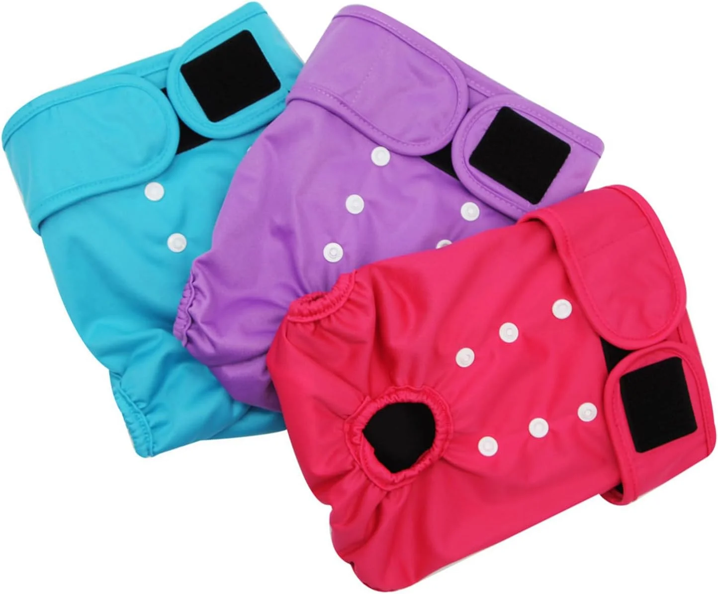 بسته ۳ عددی پوشک سگ بسیار جاذب برای سگ های ماده در دوره فحلی با طراحی ضد نشت و قابل شستشو بسته ۳ عددی پوشک سگ بسیار جاذب برای سگ های ماده در دوره فحلی با طراحی ضد نشت و قابل شستشو