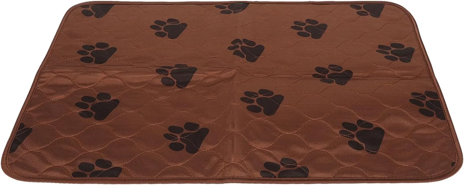 پد ادرار سگ، پد جاذب و ضد نشت برای آموزش ادرار، پد قابل شستشو برای سگ، مناسب برای آموزش، باکس، محل بازی، تخت، مبل، 60x40 سانتی متر (تیره)