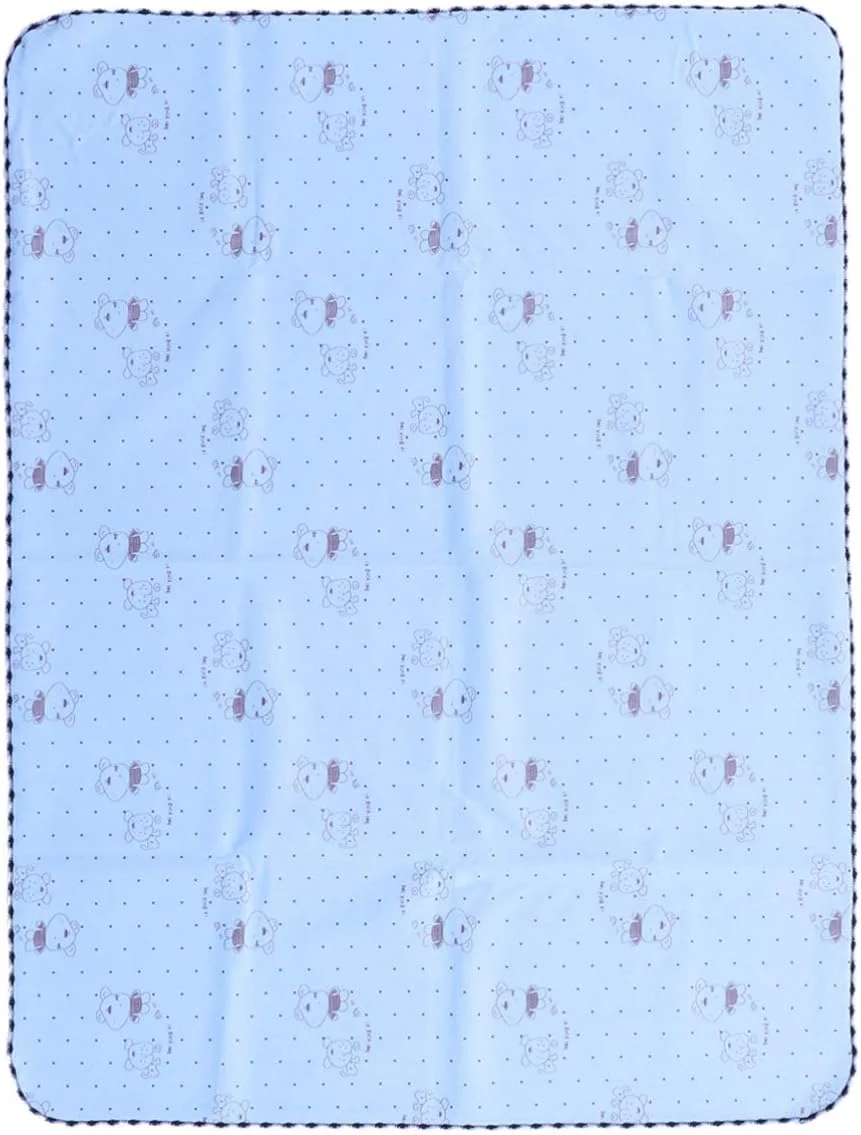 پد ادرار سگ خانگی قابل استفاده مجدد 70x90 سانتی متر، خشک شونده سریع، ضد آب، قابل شستشو، آبی