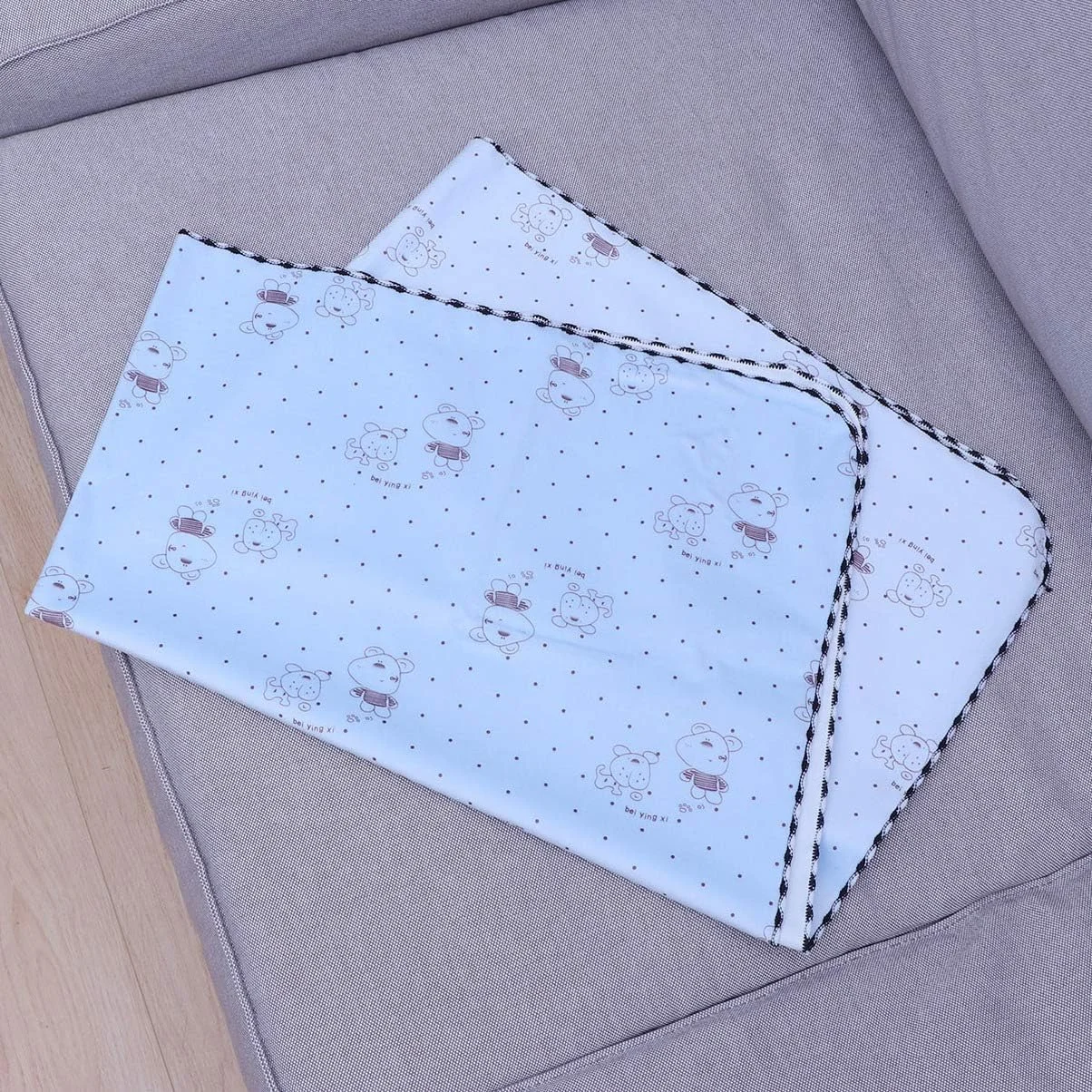 پد ادرار سگ خانگی قابل استفاده مجدد 70x90 سانتی متر، خشک شونده سریع، ضد آب، قابل شستشو، آبی پد ادرار سگ خانگی قابل استفاده مجدد 70x90 سانتی متر، خشک شونده سریع، ضد آب، قابل شستشو، آبی