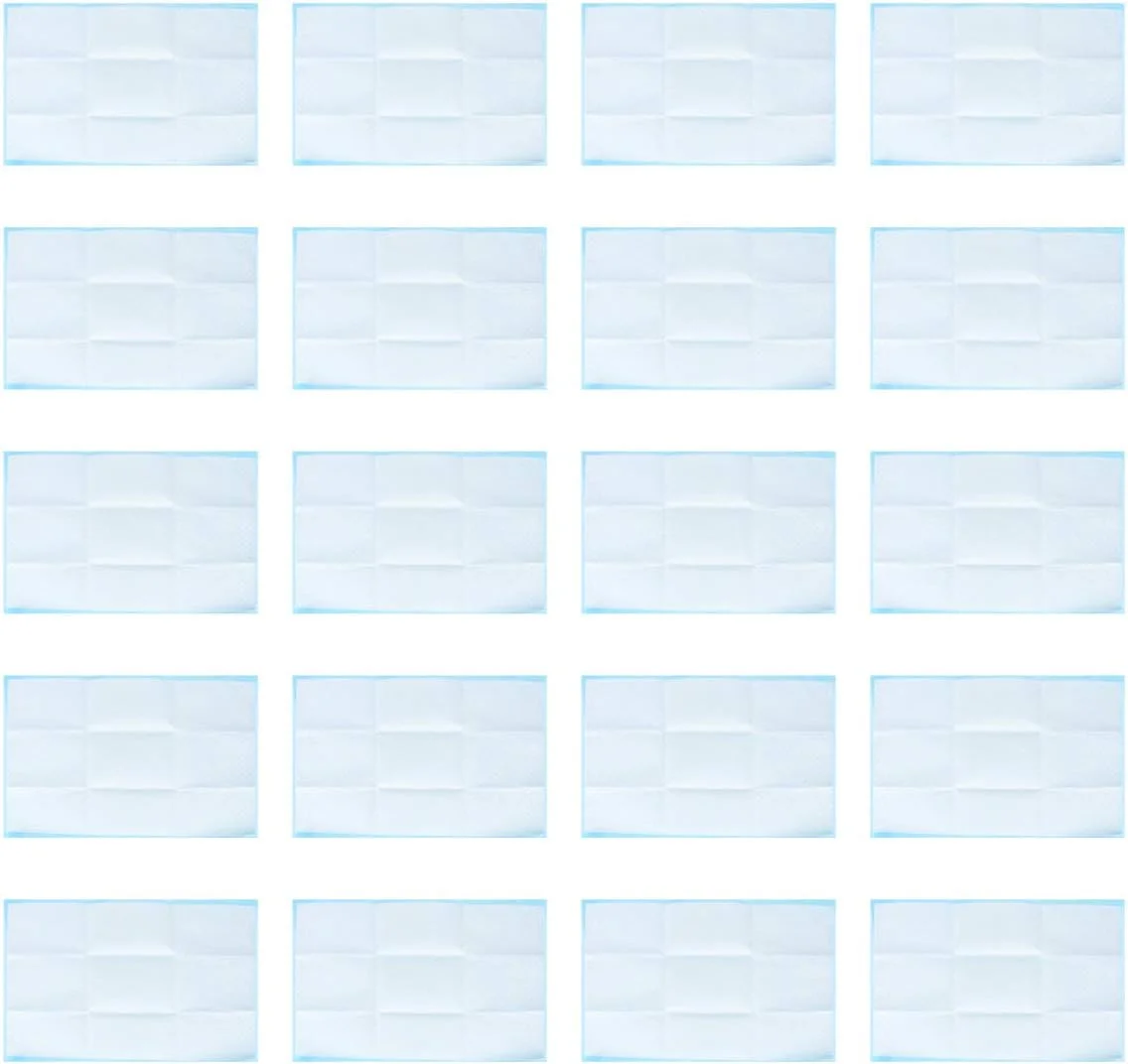 پد ادرار حیوانات خانگی 50 عددی، پد یکبار مصرف آموزش ادرار برای سگ، گربه، خرگوش و حیوانات کوچک