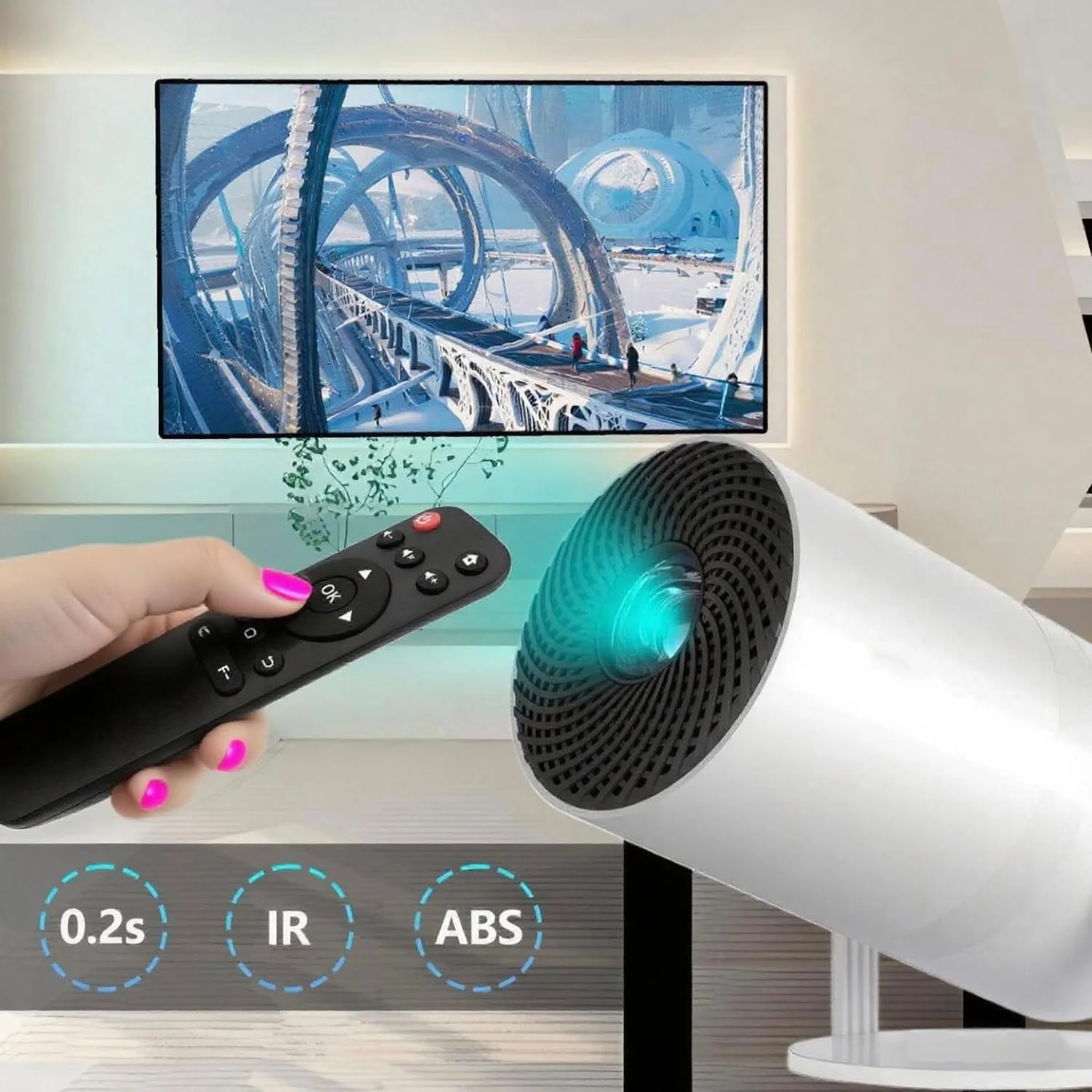 ریموت کنترل جایگزین برای مینی پروژکتور، سازگار با پروژکتور قابل حمل XuanPad X3. ریموت کنترل جایگزین برای مینی پروژکتور، سازگار با پروژکتور قابل حمل XuanPad X3.