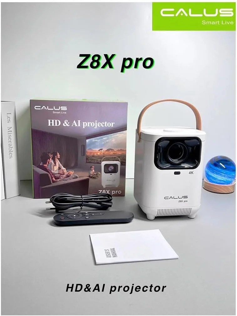 پروژکتور هوشمند HD مدل Calus Smart Live Z8X Pro با هوش مصنوعی، وای فای 5G و بلوتوث، LCoS، DLP، وای فای، بلوتوث پروژکتور هوشمند HD مدل Calus Smart Live Z8X Pro با هوش مصنوعی، وای فای 5G و بلوتوث، LCoS، DLP، وای فای، بلوتوث