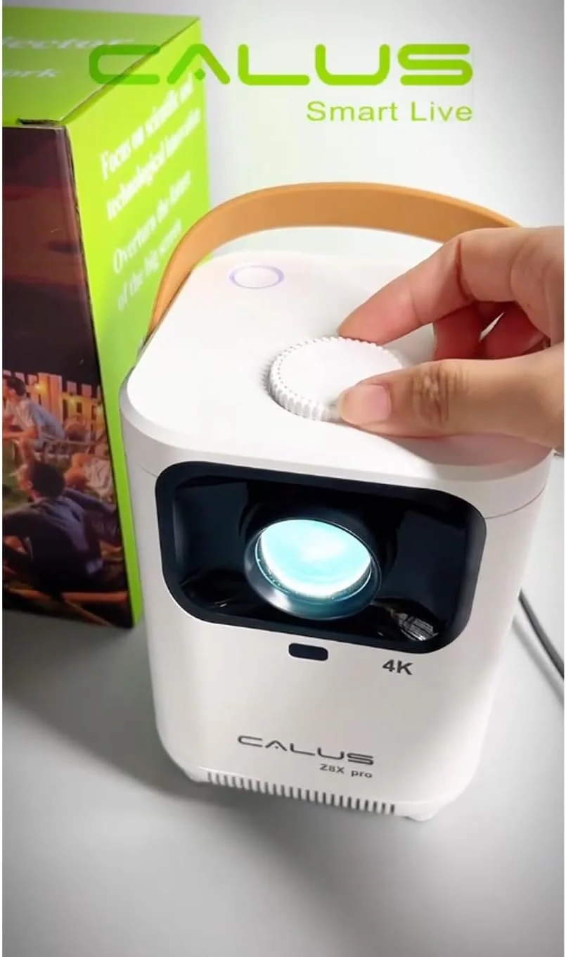 پروژکتور هوشمند HD مدل Calus Smart Live Z8X Pro با هوش مصنوعی، وای فای 5G و بلوتوث، LCoS، DLP، وای فای، بلوتوث