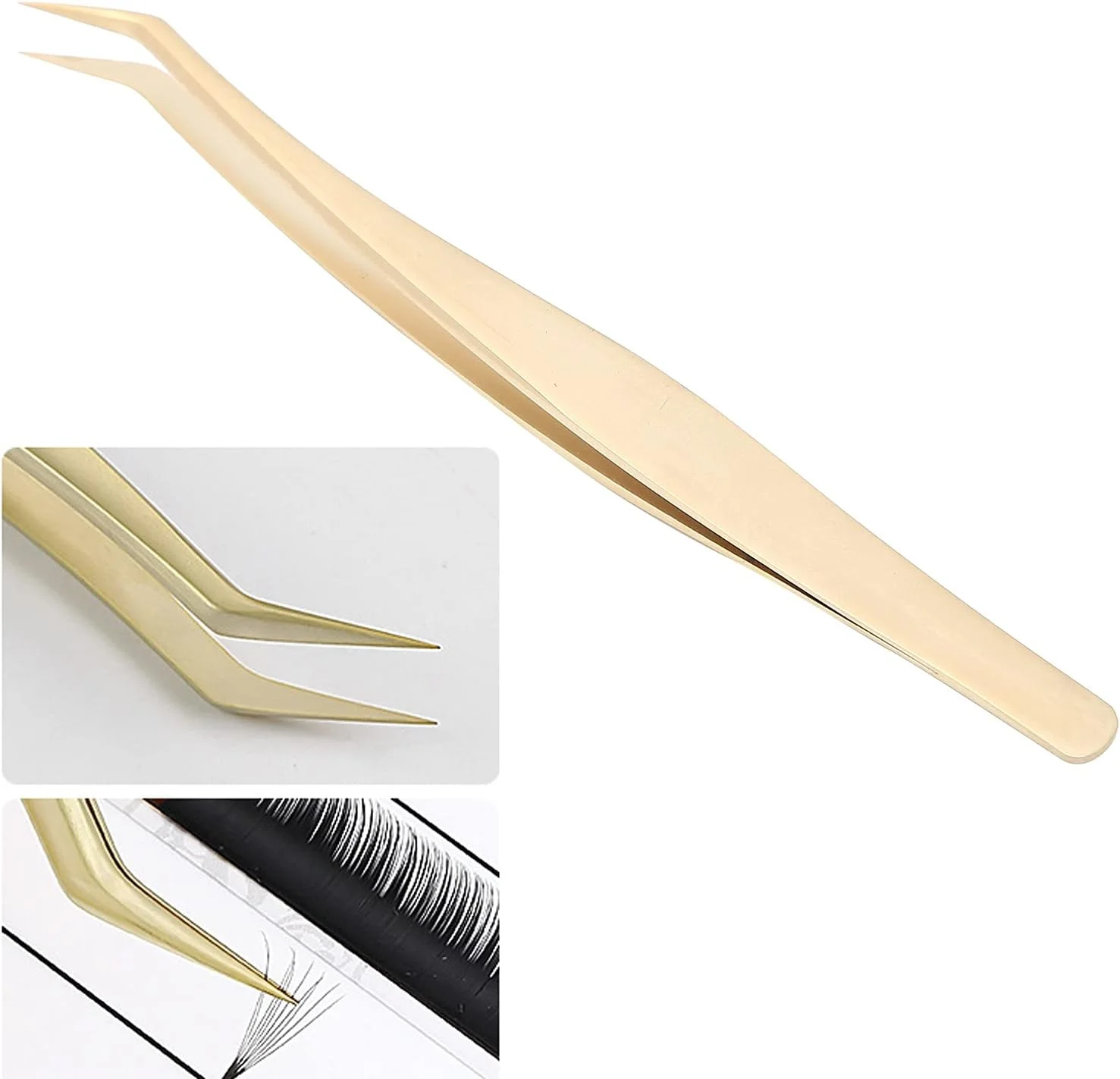 موچین اکستنشن مژه، موچین پیوند مژه ارگونومیک با دقت بالا برای طراحی ناخن مناسب برای متخصصان مانیکور (مدل A) موچین اکستنشن مژه، موچین پیوند مژه ارگونومیک با دقت بالا برای طراحی ناخن مناسب برای متخصصان مانیکور (مدل A)