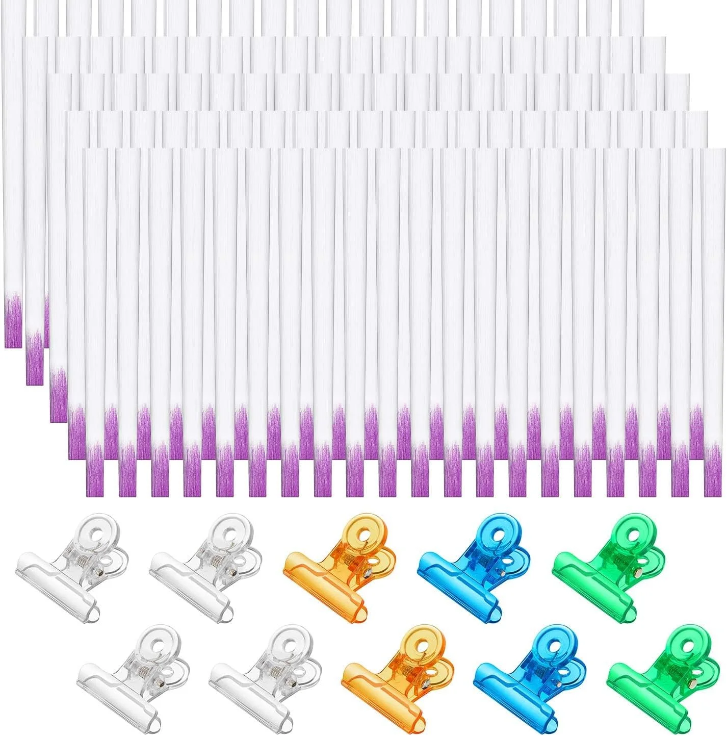 ست فیبر ناخن، مجموعه اکستنشن ناخن فایبرگلاس، ابزار سریع شکل دهی مانیکور، مواد ساخت ناخن برای نوک های مصنوعی، ناخن های ژل آکریلیک، استفاده در سالن، هنر DIY، کیت تکنسین حرفه ای ناخن (100 عدد)