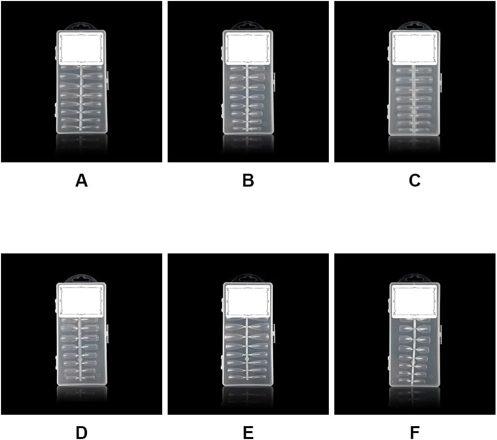 ۲۴۰ عدد ناخن مصنوعی تزئینی، مناسب برای تمرین، قابل جابجایی و استفاده خانگی، مدل ۳