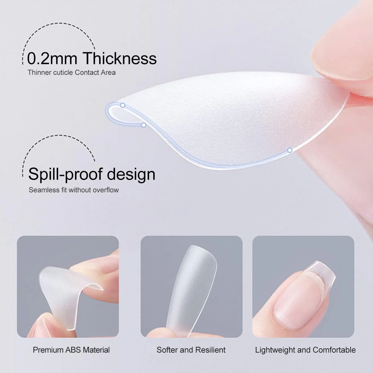 کیت اکستنشن ناخن با نوک ژلی، 600 عدد نوک ناخن مصنوعی در 15 سایز مختلف به همراه سوهان و ناخن گیر، نوک ناخن مصنوعی مات کوتاه تابوتی، کیت نوک ژلی پوشش کامل با لامپ UV برای هنر و طراحی ناخن در سالن