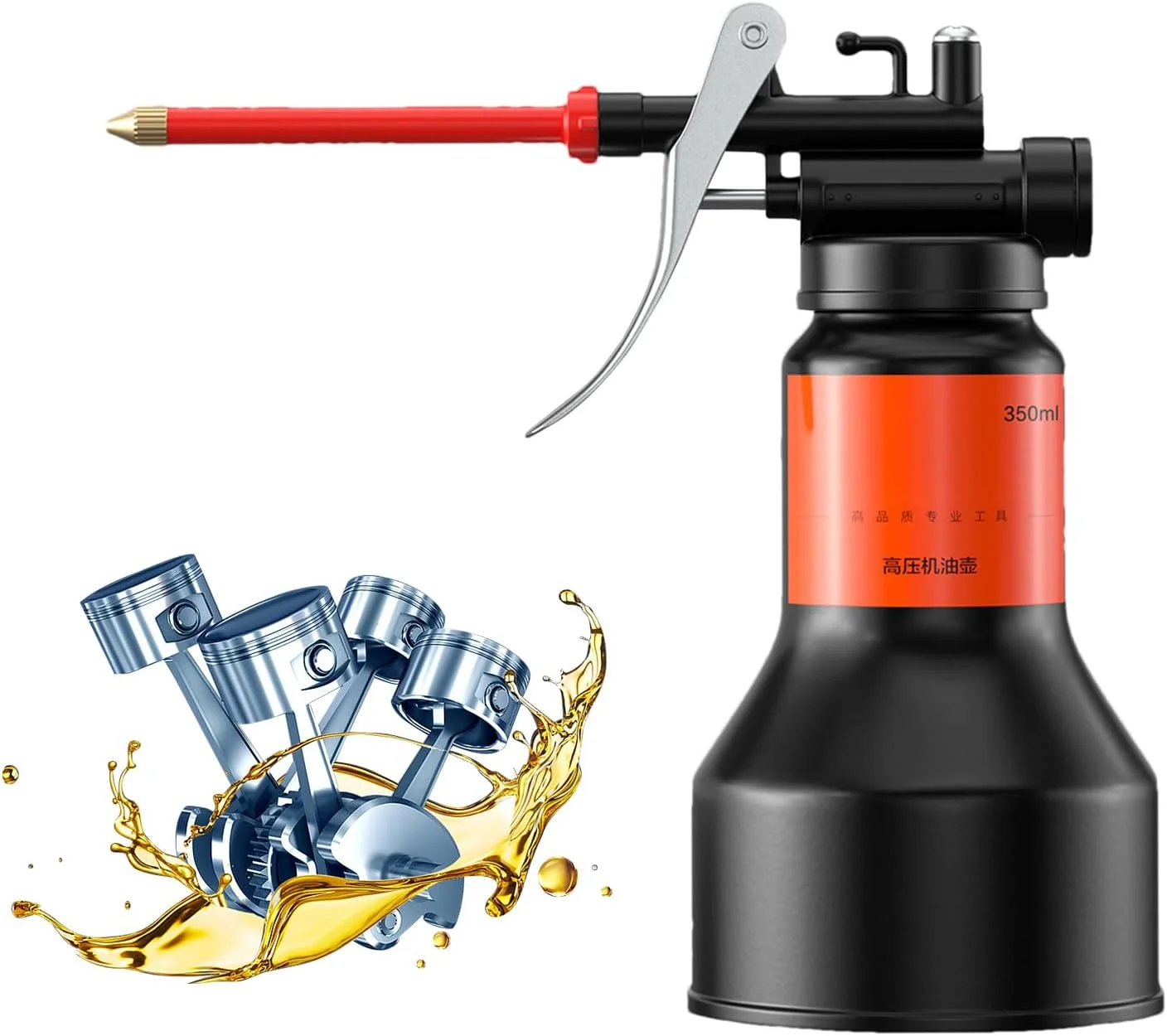 روغن دان با نازل، روغن پمپ 350 میلی لیتری، اسپری روان کننده با نازل مستقیم لوازم جانبی خودرو برای دستگاه های الکترونیکی کارگاه تجهیزات صنعتی ماشین آلات کوچک روغن دان با نازل، روغن پمپ 350 میلی لیتری، اسپری روان کننده با نازل مستقیم لوازم جانبی خودرو برای دستگاه های الکترونیکی کارگاه تجهیزات صنعتی ماشین آلات کوچک