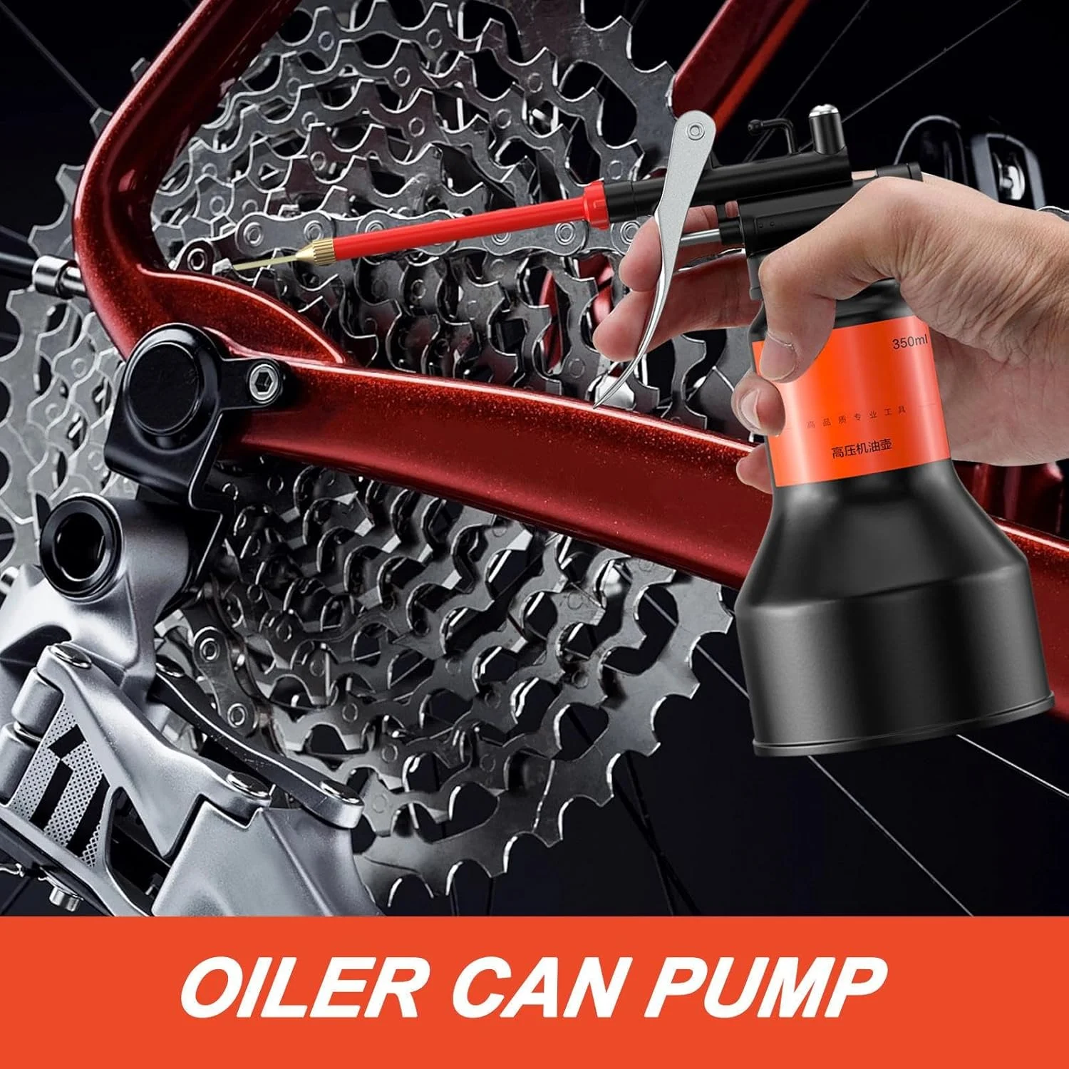 روغن پاش دستی 350 میلی لیتری، اسپری روان کننده با نازل مستقیم، لوازم جانبی خودرو برای دستگاه های الکترونیکی، کارگاه، تجهیزات صنعتی، ماشین آلات کوچک روغن پاش دستی 350 میلی لیتری، اسپری روان کننده با نازل مستقیم، لوازم جانبی خودرو برای دستگاه های الکترونیکی، کارگاه، تجهیزات صنعتی، ماشین آلات کوچک