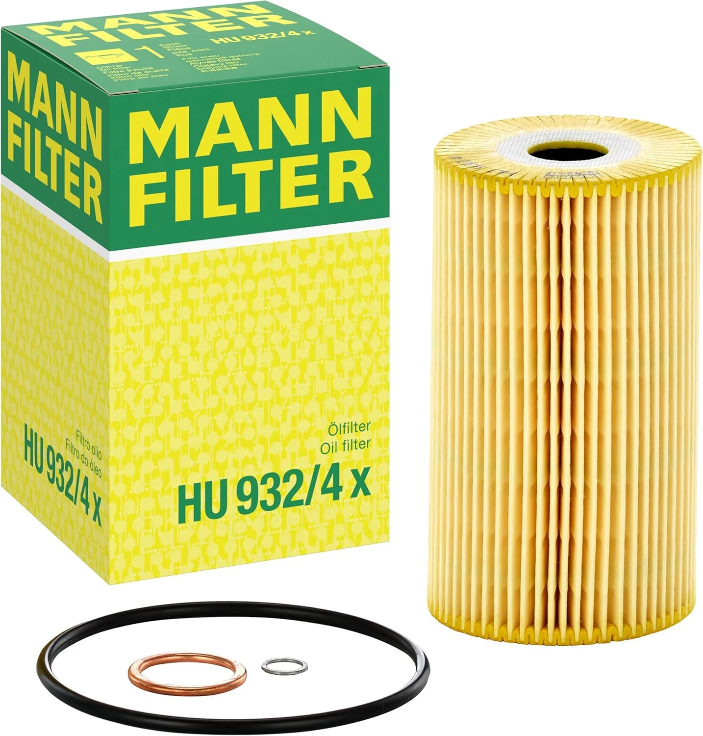 فیلتر روغن اصلی MANN-FILTER HU 932/4 X – مجموعه فیلتر روغن به همراه واشر/مجموعه واشر – برای وسایل نقلیه حمل و نقل و خودروهای تجاری فیلتر روغن اصلی MANN-FILTER HU 932/4 X – مجموعه فیلتر روغن به همراه واشر/مجموعه واشر – برای وسایل نقلیه حمل و نقل و خودروهای تجاری