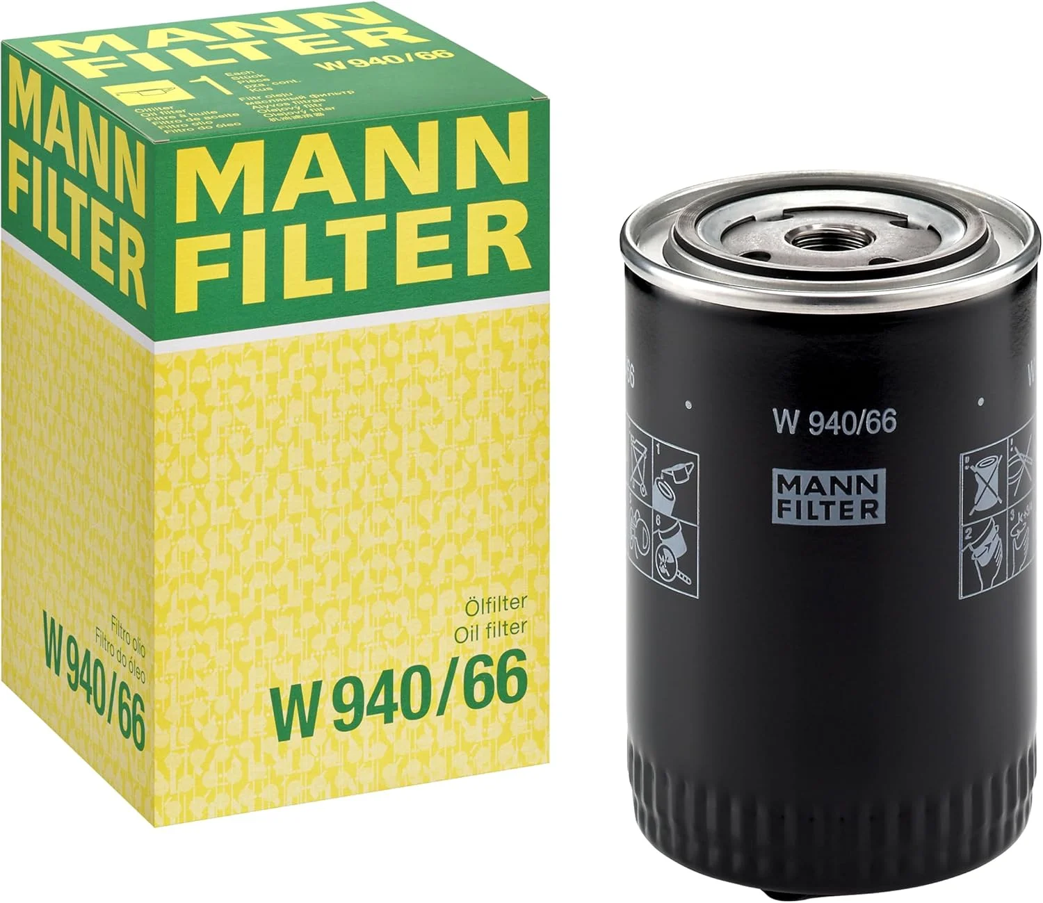 فیلتر روغن MANN-FILTER W 940/66، مناسب برای خودروها فیلتر روغن MANN-FILTER W 940/66، مناسب برای خودروها