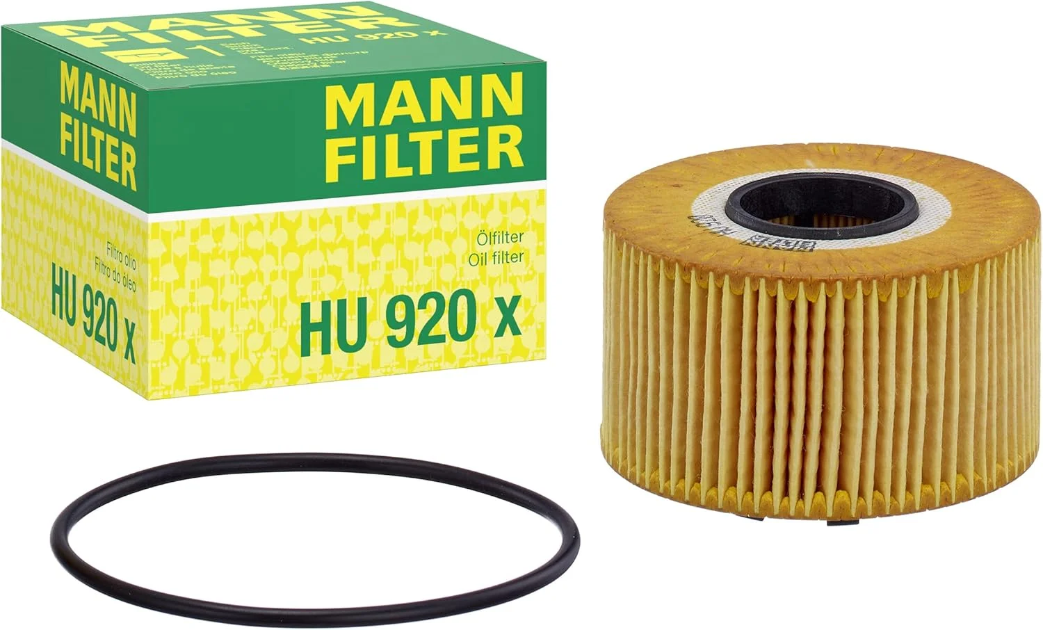 فیلتر روغن MANN-FILTER HU 920 X به همراه واشر/مجموعه واشر – مناسب برای خودروهای سواری