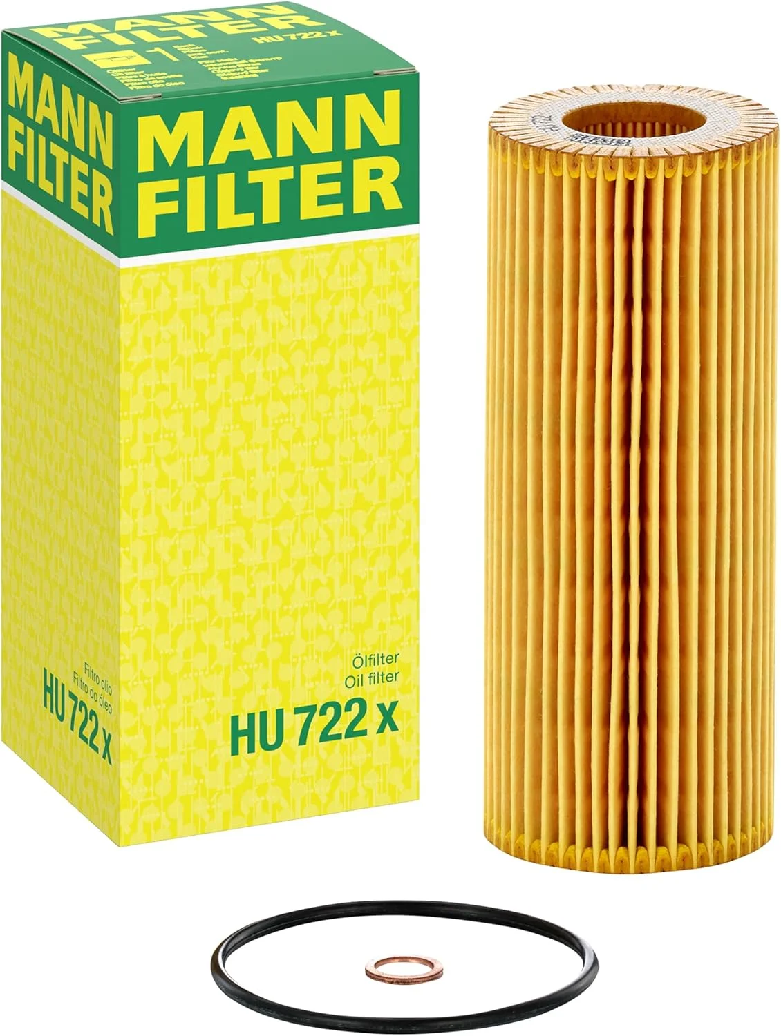 فیلتر روغن اصلی MANN-FILTER مدل HU 722 X – evotop – مناسب برای خودروهای سواری