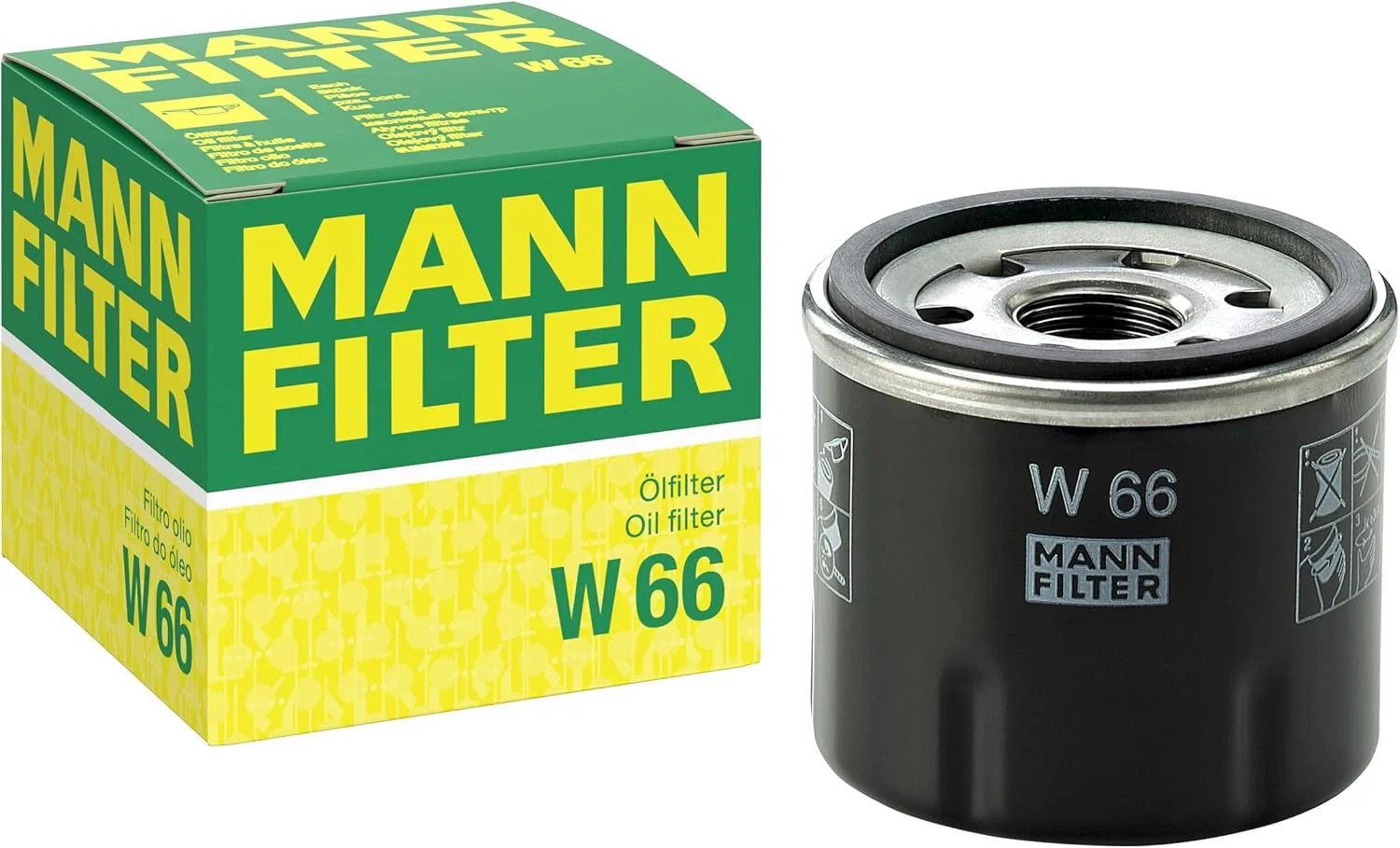 فیلتر روغن MANN-FILTER W 66، مناسب برای خودروها