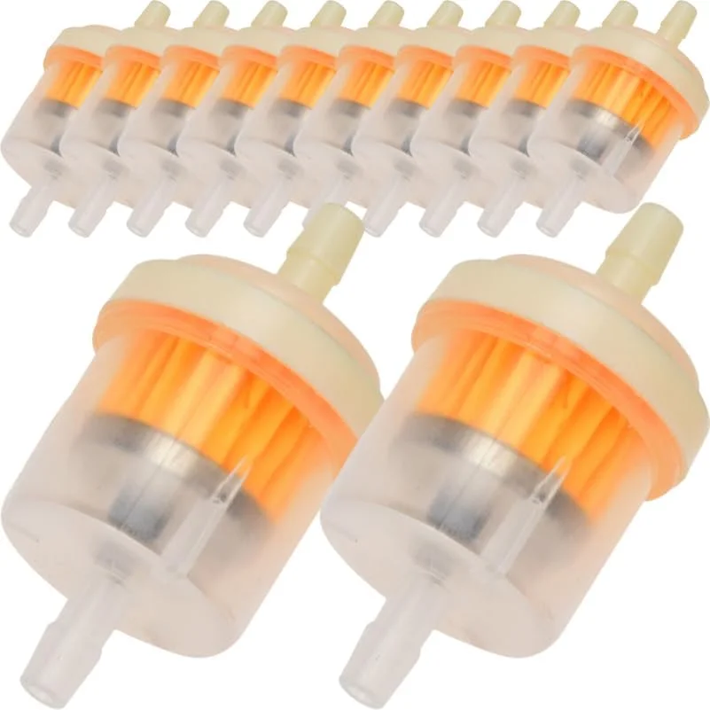 فیلترهای سوخت خطی موتور سیکلت SUPVOX بسته 20 عددی، جایگزین فیلتر بنزین برای اسکوتر، موتور سیکلت، فیلتر روغن بنزین