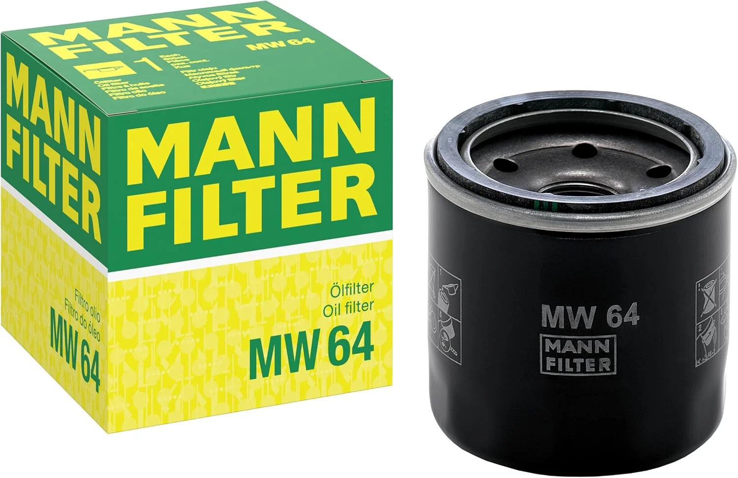 فیلتر روغن موتورسیکلت MANN-FILTER MW 64