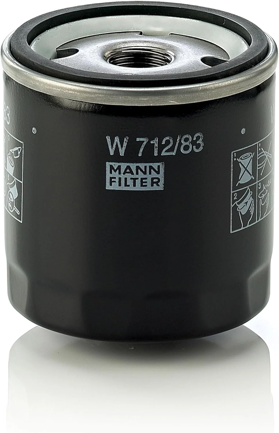 فیلتر روغن اصلی MANN-FILTER مدل W 712/83 – مناسب برای خودروهای سواری و وسایل نقلیه کاربردی فیلتر روغن اصلی MANN-FILTER مدل W 712/83 – مناسب برای خودروهای سواری و وسایل نقلیه کاربردی