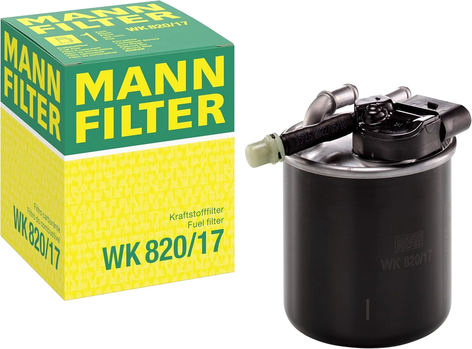 فیلتر سوخت اصلی MANN-FILTER WK 820/17 – مناسب برای خودروهای سواری و وسایل نقلیه کاربردی فیلتر سوخت اصلی MANN-FILTER WK 820/17 – مناسب برای خودروهای سواری و وسایل نقلیه کاربردی