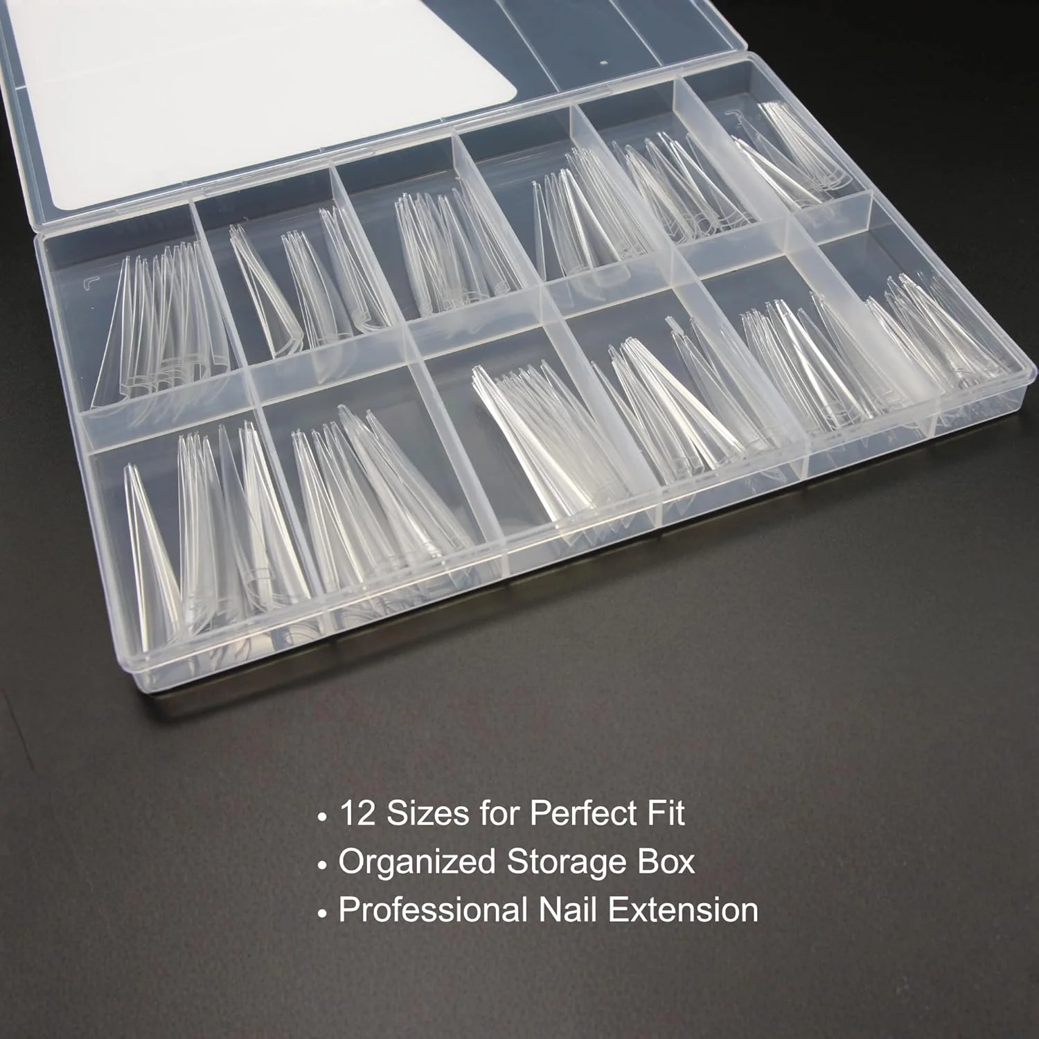 تیپ ناخن ژلی استیلتو نیمه پوشش Global Fashion - ۱۲۰ عدد، ۱۲ سایز، خیلی بلند 5XL شفاف، اکستنشن های نیمه پوشش از پیش شکل داده شده برای ژل سازنده، پلی ژل و سیستم های اکریلیک، سالن و مانیکور DIY تیپ ناخن ژلی استیلتو نیمه پوشش Global Fashion - ۱۲۰ عدد، ۱۲ سایز، خیلی بلند 5XL شفاف، اکستنشن های نیمه پوشش از پیش شکل داده شده برای ژل سازنده، پلی ژل و سیستم های اکریلیک، سالن و مانیکور DIY