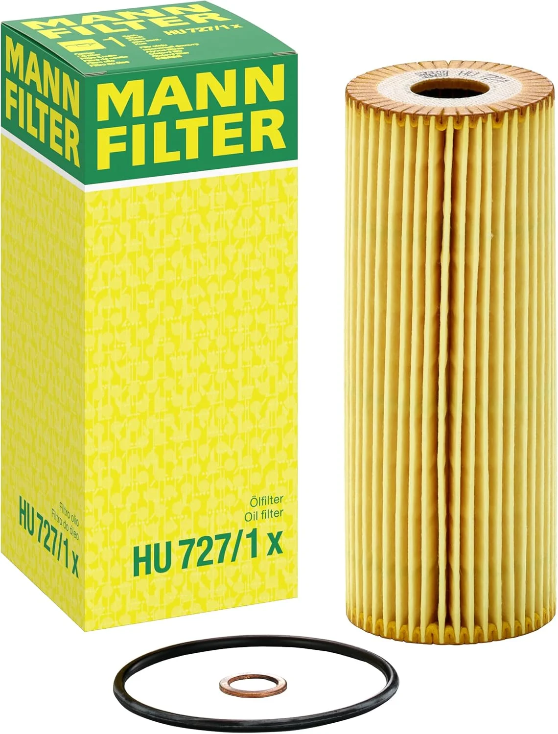 فیلتر روغن MANN-FILTER HU 727/1 x - مناسب خودروها و وسایل نقلیه تجاری، زرد فیلتر روغن MANN-FILTER HU 727/1 x - مناسب خودروها و وسایل نقلیه تجاری، زرد