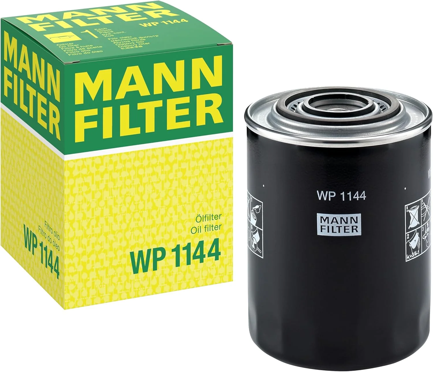 فیلتر روغن MANN-FILTER WP 1144، برای حمل و نقل، کامیون ها، اتوبوس ها و وسایل نقلیه کاربردی فیلتر روغن MANN-FILTER WP 1144، برای حمل و نقل، کامیون ها، اتوبوس ها و وسایل نقلیه کاربردی