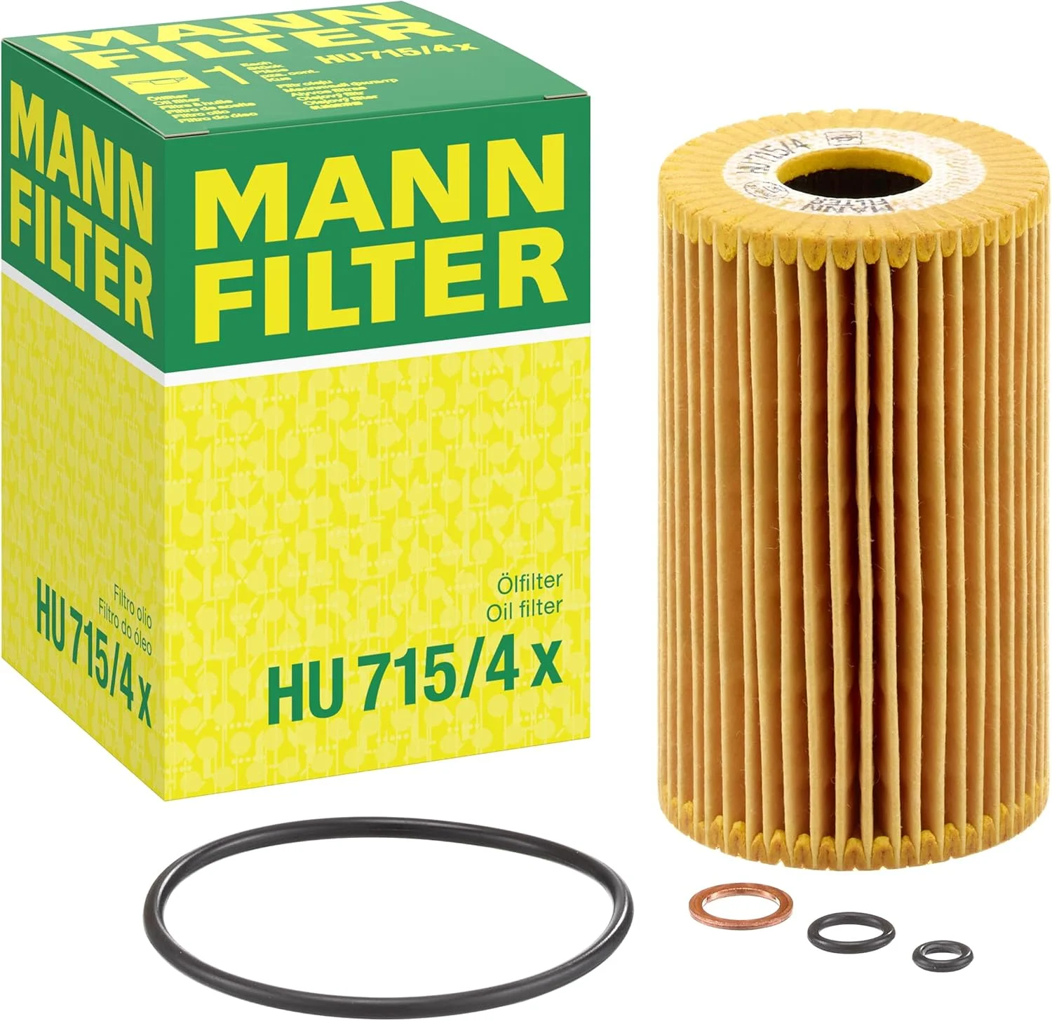 فیلتر روغن خودرو MANN-FILTER HU 715/4 X، Evotop فیلتر روغن خودرو MANN-FILTER HU 715/4 X، Evotop