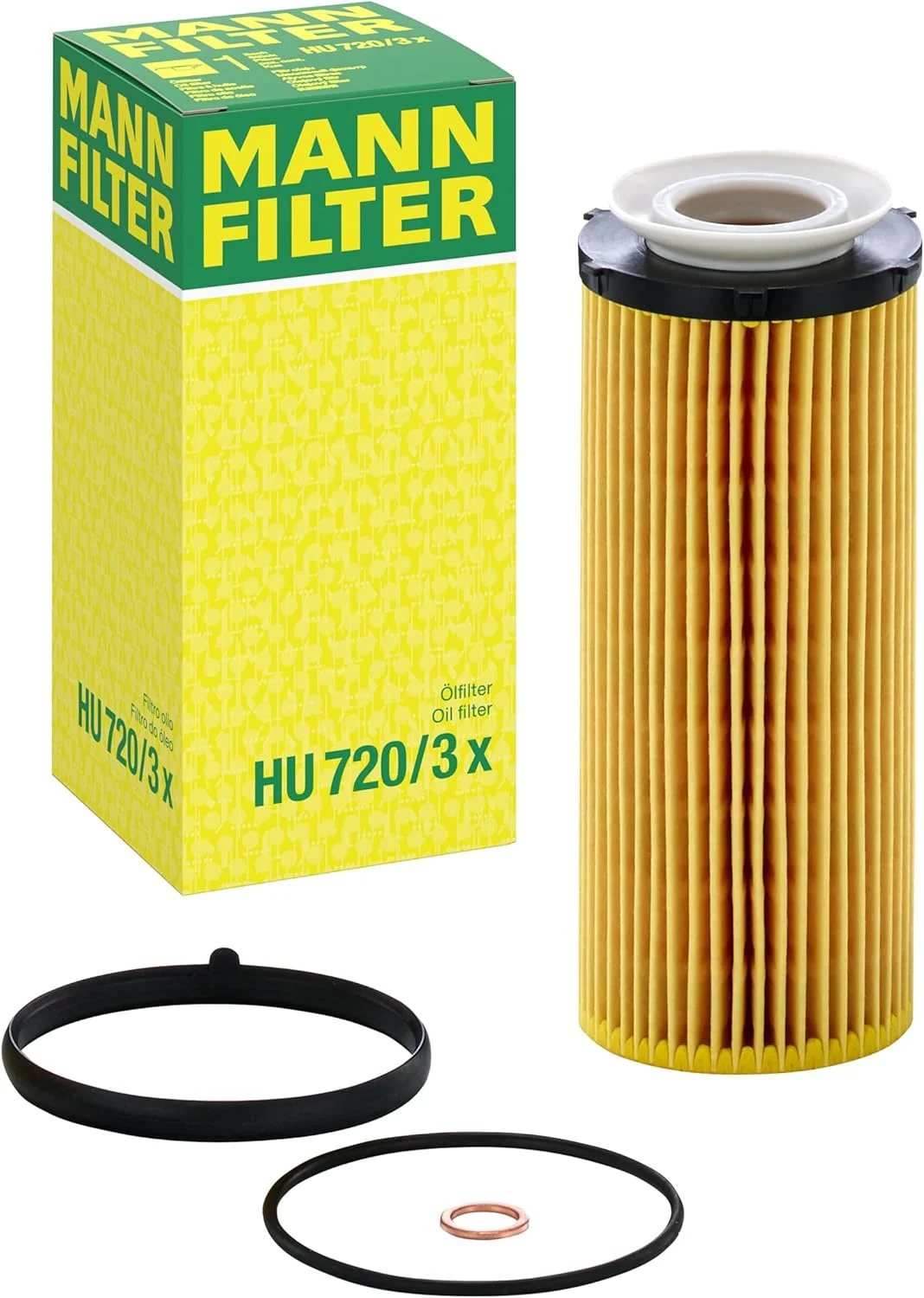 فیلتر روغن MANN-FILTER HU 720/3 X، مجموعه فیلتر روغن به همراه واشر، مجموعه واشر برای خودرو فیلتر روغن MANN-FILTER HU 720/3 X، مجموعه فیلتر روغن به همراه واشر، مجموعه واشر برای خودرو