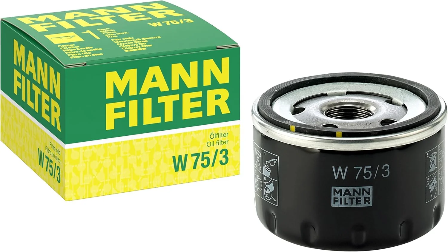 فیلتر روغن MANN-FILTER W 75/3 - مناسب خودروها و وسایل نقلیه تجاری فیلتر روغن MANN-FILTER W 75/3 - مناسب خودروها و وسایل نقلیه تجاری