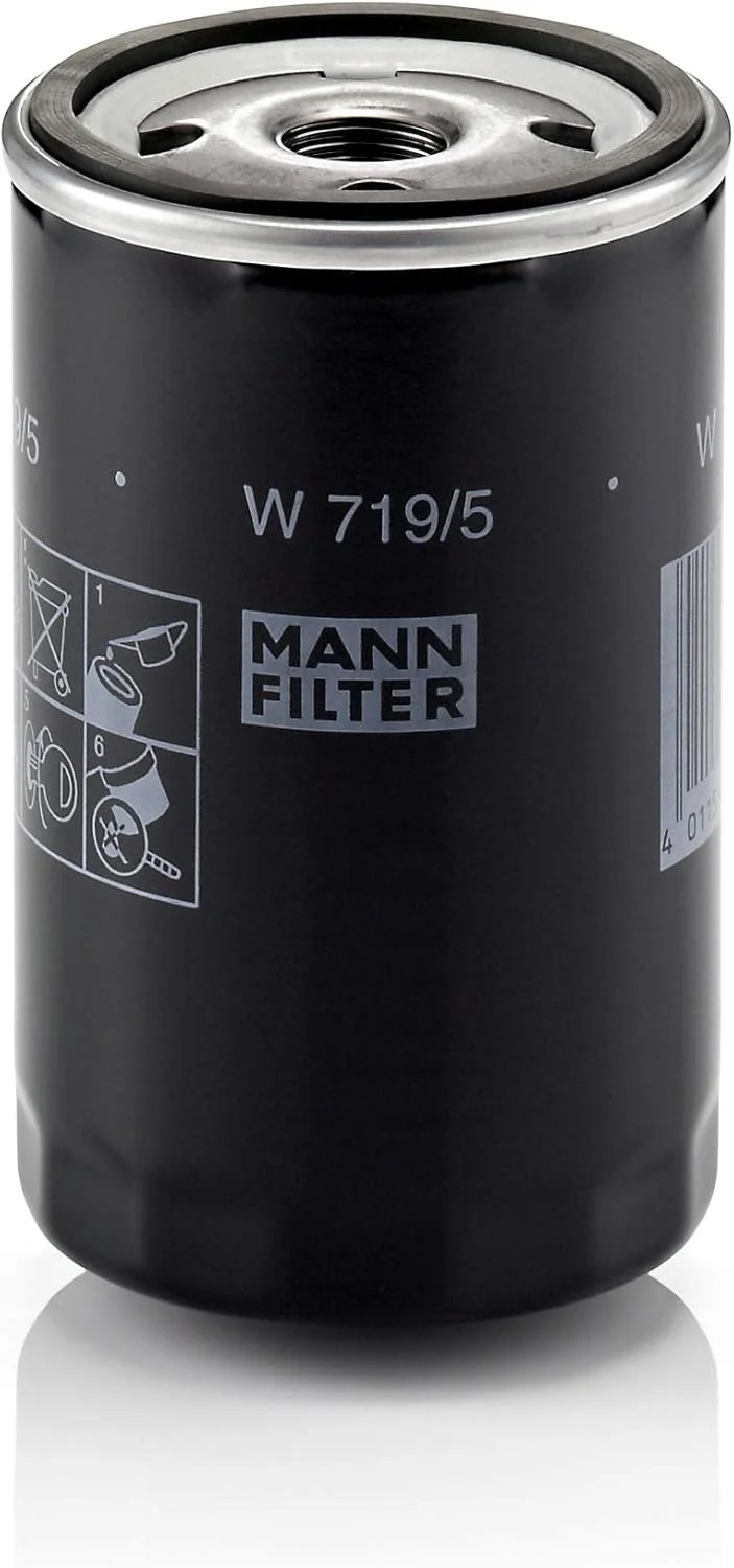 فیلتر روغن اصلی MANN-FILTER مدل W 719/5 – مناسب برای خودروهای سواری و وسایل نقلیه کاربردی فیلتر روغن اصلی MANN-FILTER مدل W 719/5 – مناسب برای خودروهای سواری و وسایل نقلیه کاربردی