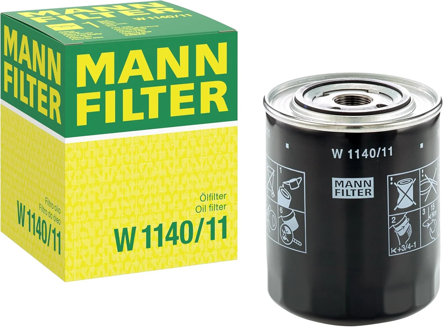 فیلتر روغن تعویض روغن روان کننده MANN-FILTER W 1140/11 برای ماشین آلات صنعتی، کشاورزی و ساختمانی فیلتر روغن تعویض روغن روان کننده MANN-FILTER W 1140/11 برای ماشین آلات صنعتی، کشاورزی و ساختمانی