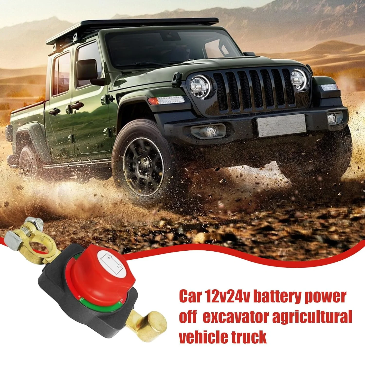 قطع کننده باتری 12 ولت - 24 ولت / جداکننده باتری ضد نشتی 12 ولت برای خودرو - قطعات جایگزین جداکننده سریع لوازم جانبی خودرو برای ماشین آلات ساختمانی وینچ دریایی