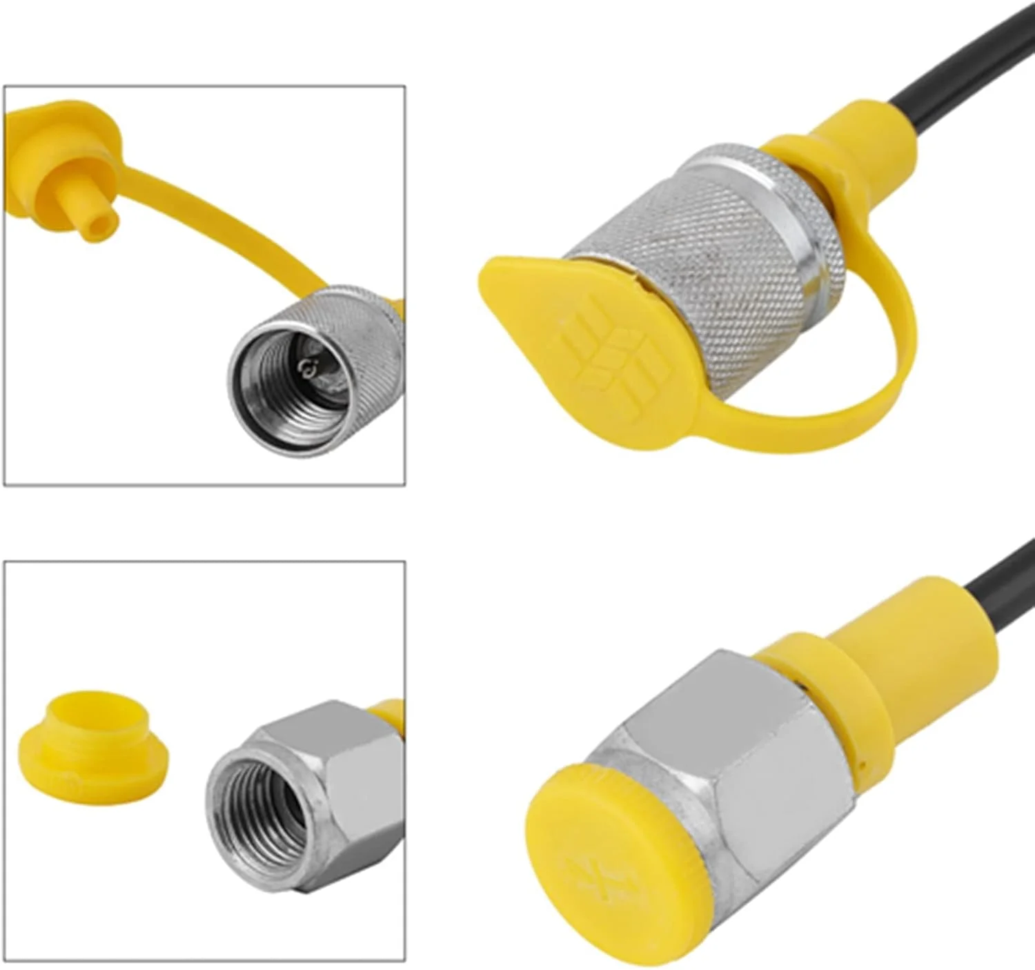 شلنگ تست هیدرولیک با ضخامت 1.5 میلی متر، اتصال قوی و قابل اعتماد برای تست نقطه اتصال ماشین آلات ساختمانی، مناسب برای کیت گیج و قطعات بیل مکانیکی