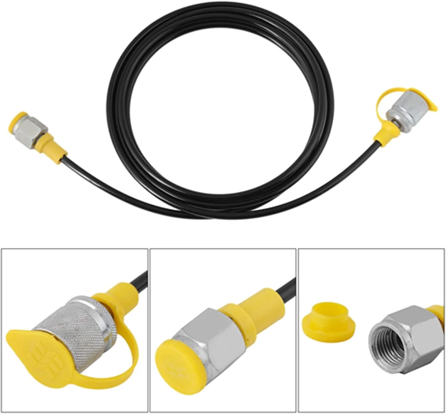 شلنگ تست هیدرولیک با ضخامت 1.5 میلی متر، اتصال قوی و قابل اعتماد برای تست نقطه اتصال ماشین آلات ساختمانی، مناسب برای کیت گیج و قطعات بیل مکانیکی