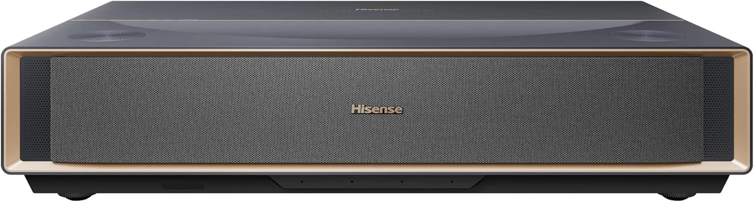 سینما لیزری هایسنس PT1 80" - 150" 4K UHD TriChroma با پرتاب فوق کوتاه VIDAA Smart Projector، 2500 لومن، HSR 240، قابلیت سه بعدی، HDR10/HDR10+/HLG، IMAX Enhanced، Alexa داخلی (مدل 2025) سینما لیزری هایسنس PT1 80" - 150" 4K UHD TriChroma با پرتاب فوق کوتاه VIDAA Smart Projector، 2500 لومن، HSR 240، قابلیت سه بعدی، HDR10/HDR10+/HLG، IMAX Enhanced، Alexa داخلی (مدل 2025)