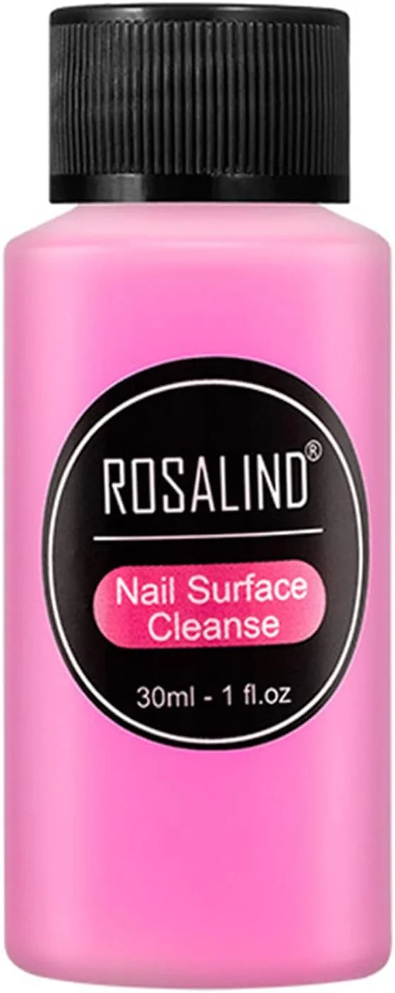 مایع ناخن Fawoonu، پاک کننده لاک ناخن ROSALIND 30ml، پاک کننده ژل UV LED برای تمیز کردن و زیباسازی ناخن ها، مایع پاک کننده برس ناخن، انتخابی