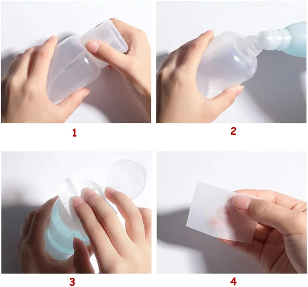 پمپ پخش کننده لاک پاک کن ناخن 3 عددی، بطری پاک کننده فشاری برای پاک کننده آرایش لاک ناخن، تونر با درب تاشو (200 میلی لیتر) پمپ پخش کننده لاک پاک کن ناخن 3 عددی، بطری پاک کننده فشاری برای پاک کننده آرایش لاک ناخن، تونر با درب تاشو (200 میلی لیتر)