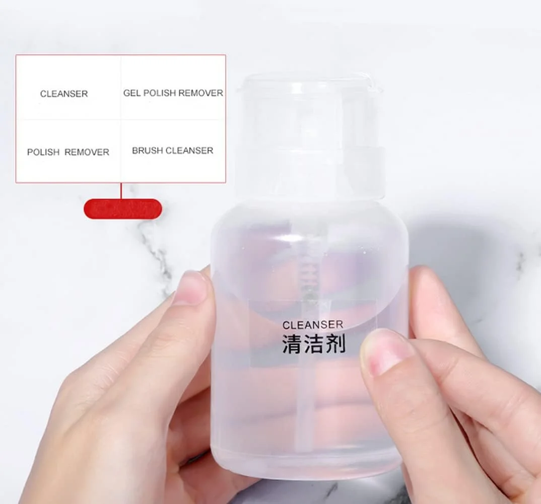 پمپ پخش کننده لاک پاک کن ناخن 3 عددی، بطری پاک کننده فشاری برای پاک کننده آرایش لاک ناخن، تونر با درب تاشو (200 میلی لیتر) پمپ پخش کننده لاک پاک کن ناخن 3 عددی، بطری پاک کننده فشاری برای پاک کننده آرایش لاک ناخن، تونر با درب تاشو (200 میلی لیتر)
