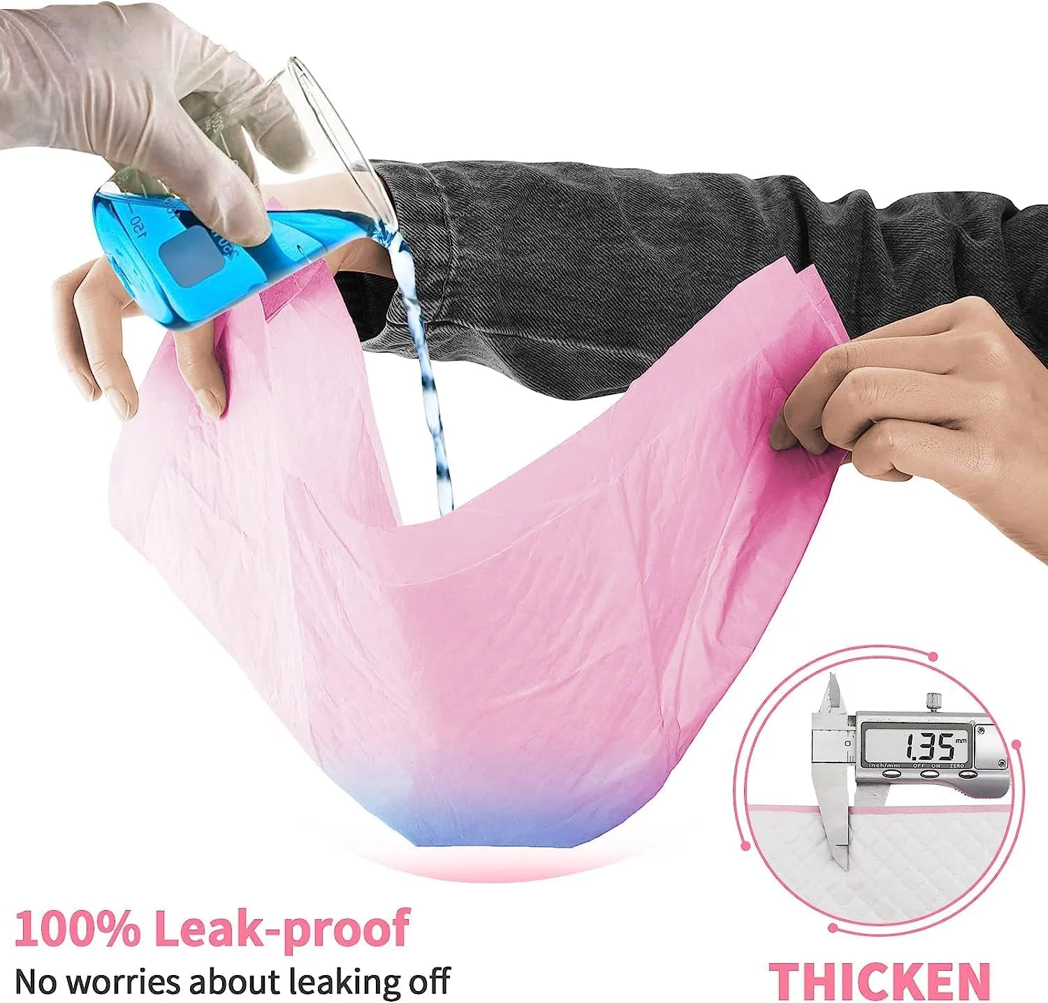 پد آموزشی سگ مامو بیر، بسته 80 عددی، پدهای ضخیم و ضد نشت سگ، پدهای یکبار مصرف فوق العاده جاذب حیوانات خانگی، پد ادرار سگ برای توالت، آموزش - 60 x 60 سانتی متر