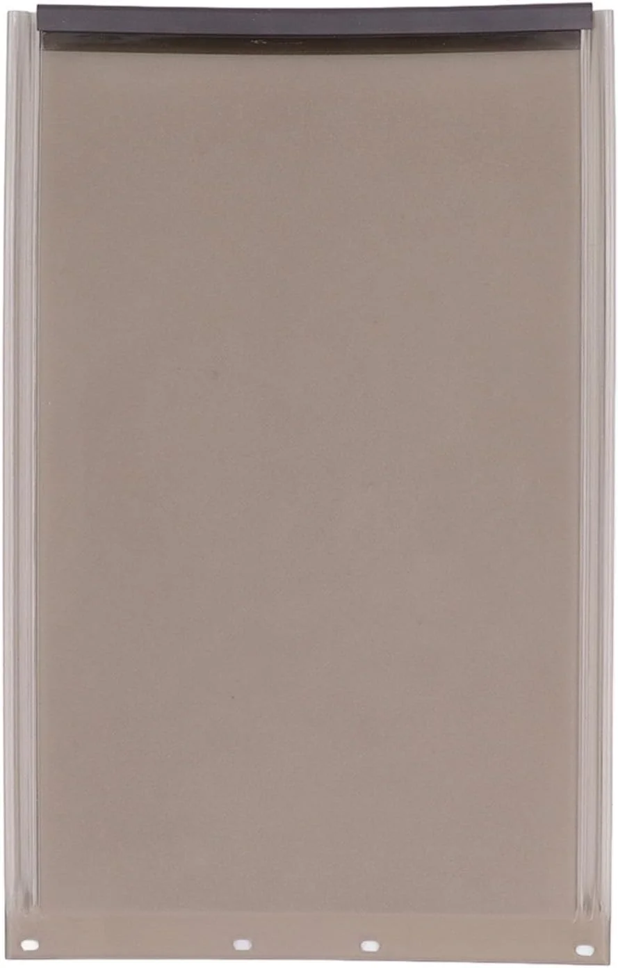 درب تاشو سگ، مقاوم در برابر آب و هوا، شفاف و انعطاف پذیر، مناسب برای درب های بزرگ حیوانات خانگی (XL)