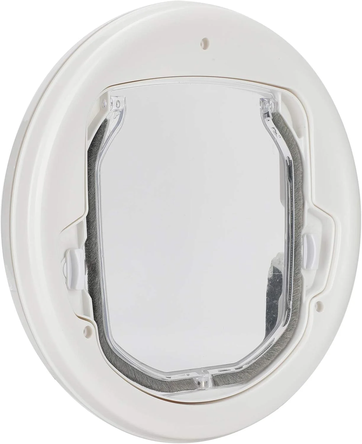 درب مغناطیسی دو طرفه ورود و خروج حیوانات خانگی به رنگ سفید، مناسب گربه و سگ کوچک