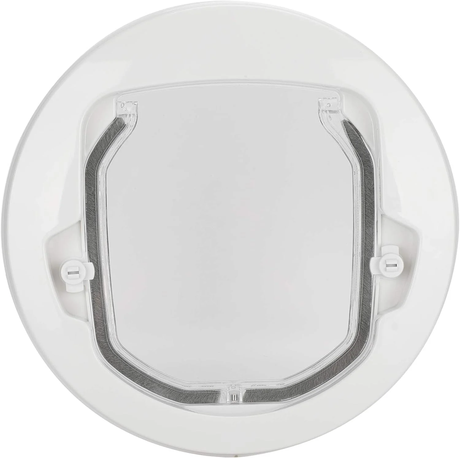 درب مغناطیسی دو طرفه ورود و خروج حیوانات خانگی به رنگ سفید، مناسب گربه و سگ کوچک