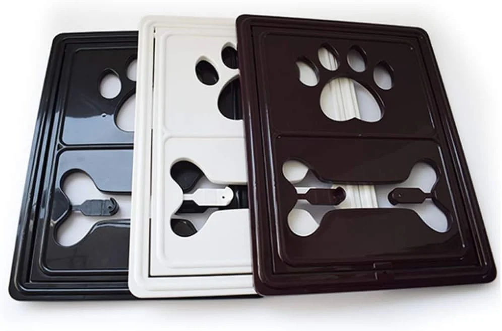 درب توری حیوانات خانگی، درب توری سگ و گربه، محافظ درب توری حیوانات خانگی، درب مغناطیسی حیوانات خانگی، درب گربه، قفل اتوماتیک برای پنجره توری درب مشکی